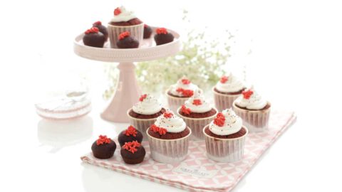Red velvet cupcakes con Thermomix®