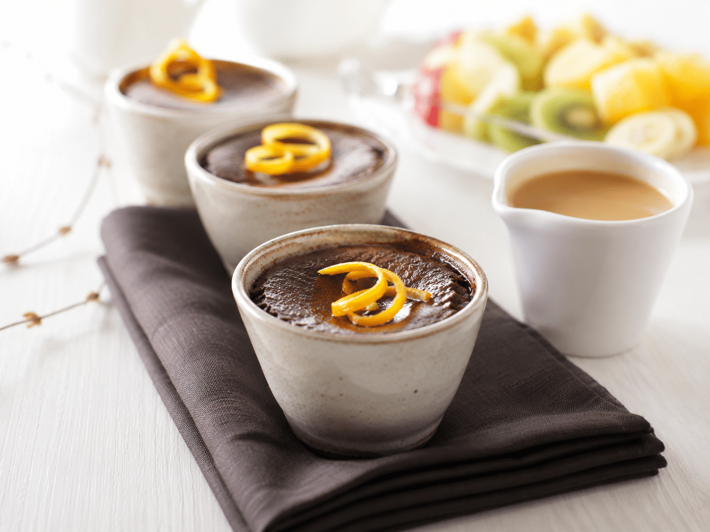 Fondant de chocolate negro y café Arábica