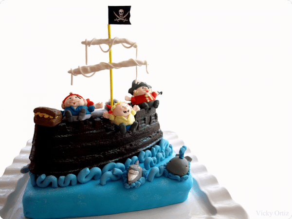 Tarta del barco Pirata Tarta del barco Pirata
