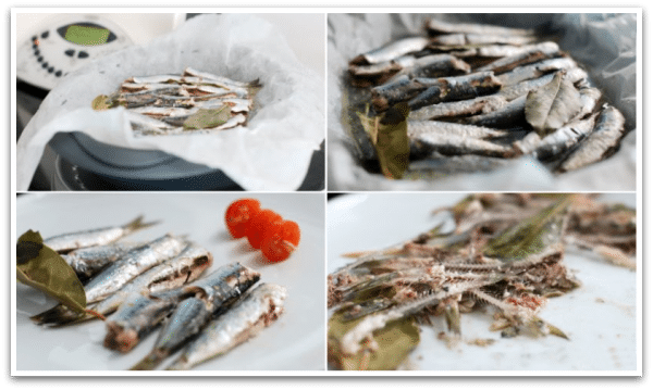 Y esto es lo que quedó de las sardinas Y esto es lo que quedó de las sardinas