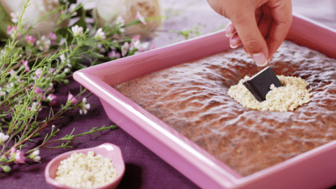 Bizcocho estilo Brownie