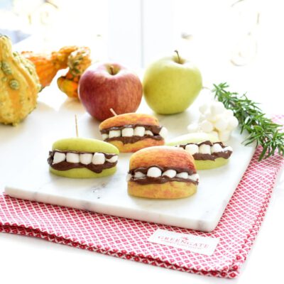 Dentaduras postizas de manzana, super fáciles