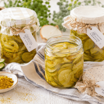 Calabacines agridulces al curry