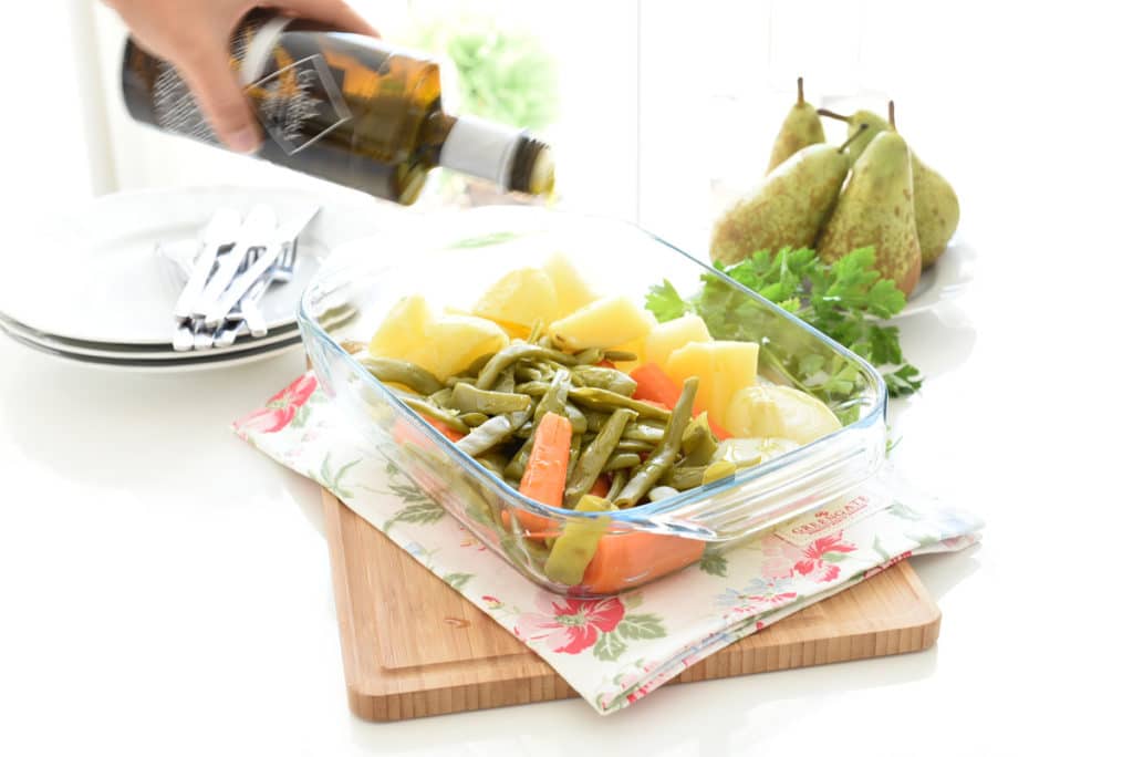 Verduras al vapor Hervido Valenciano en el Varoma