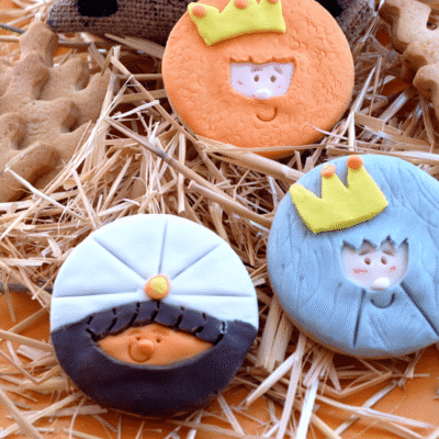 Galletas de Reyes Magos, caseras
