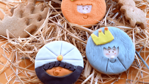 Galletas de Reyes Magos, caseras