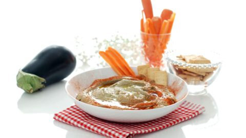 Baba ganoush o paté de berenjena