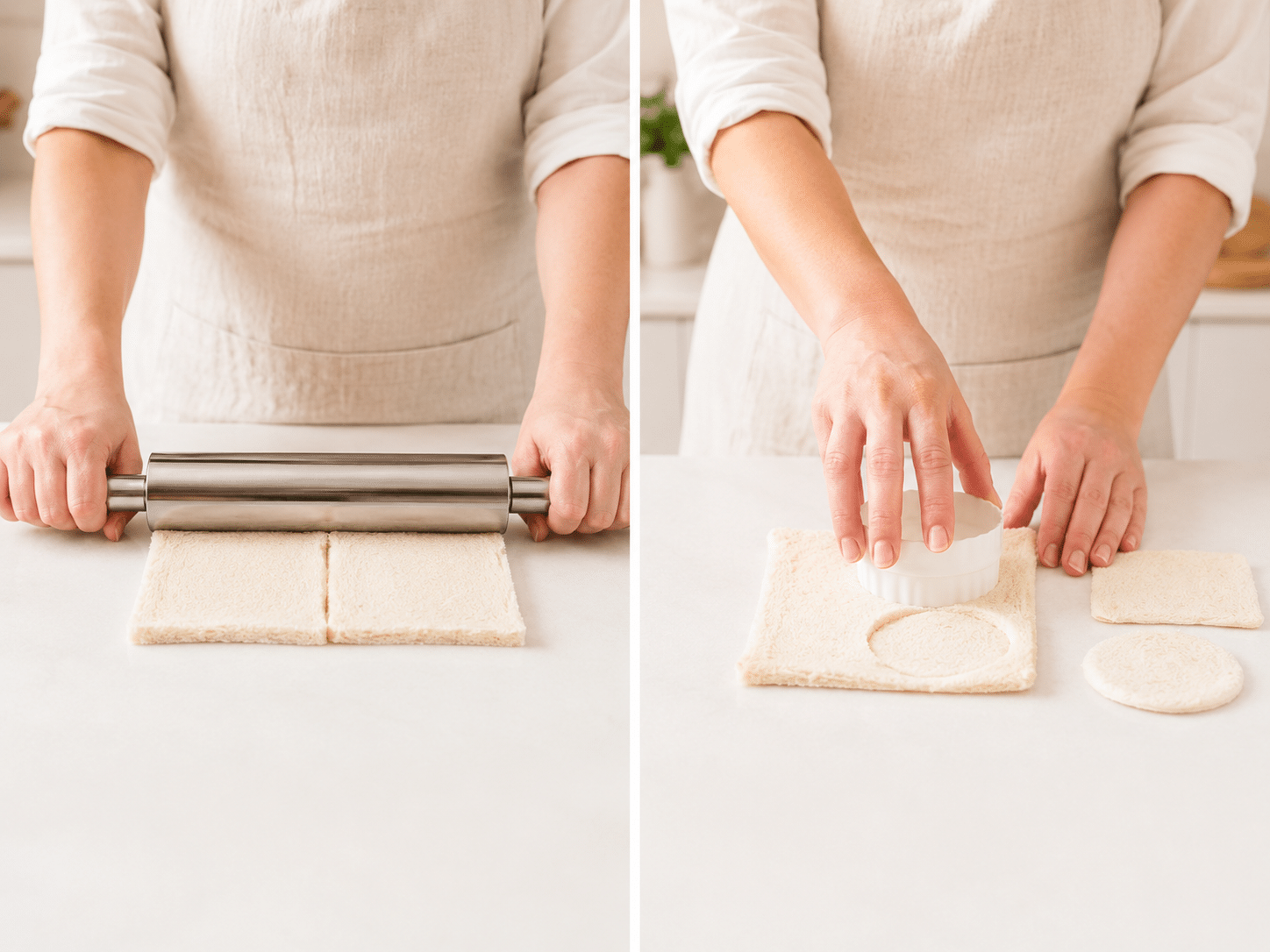 Aplasta el pan de molde Aplasta el pan de molde