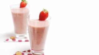 Smothie de fresas, sano y delicioso