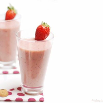 Smothie de fresas, sano y delicioso
