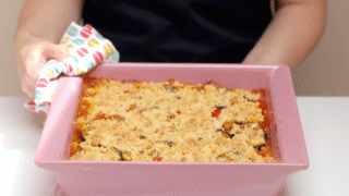 Ratatouille con o sin migas crujientes, tu eliges