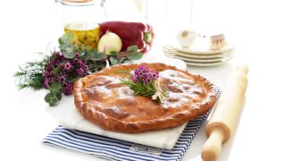 Empanada de bacalao y pasas con Thermomix®
