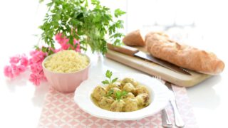 Albóndigas al curry con cucús en Thermomix®