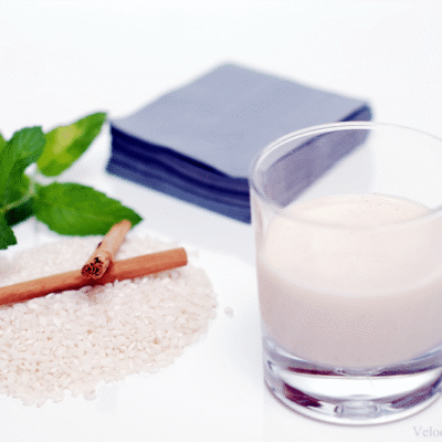 Horchata de arroz y canela