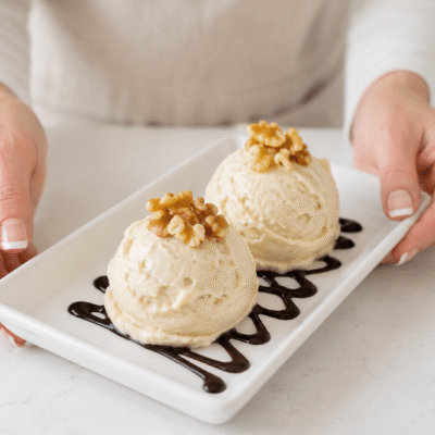 Helado de plátano