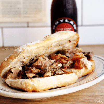 Porchetta, bocadillos viajeros, desde Nueva York a Afganistan