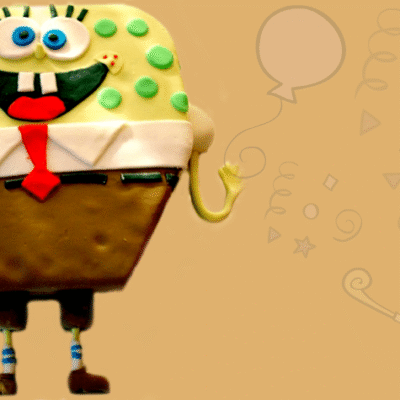 Tarta Bob Esponja