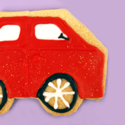 Así queda una galleta decorada con glasa