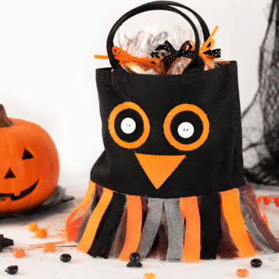 Cómo hacer tu bolsa "Búho" para Halloween
