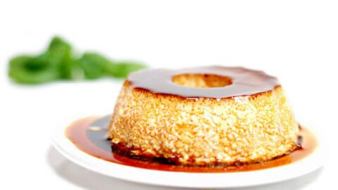 Flan de huevo casero