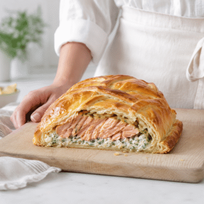 Empanada de Salmón Noruego o "Kulibiak"