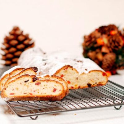 El Stollen es un dulce típico Alemán para la Navidad