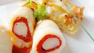 Receta de Rollitos de lenguado rellenos con Thermomix