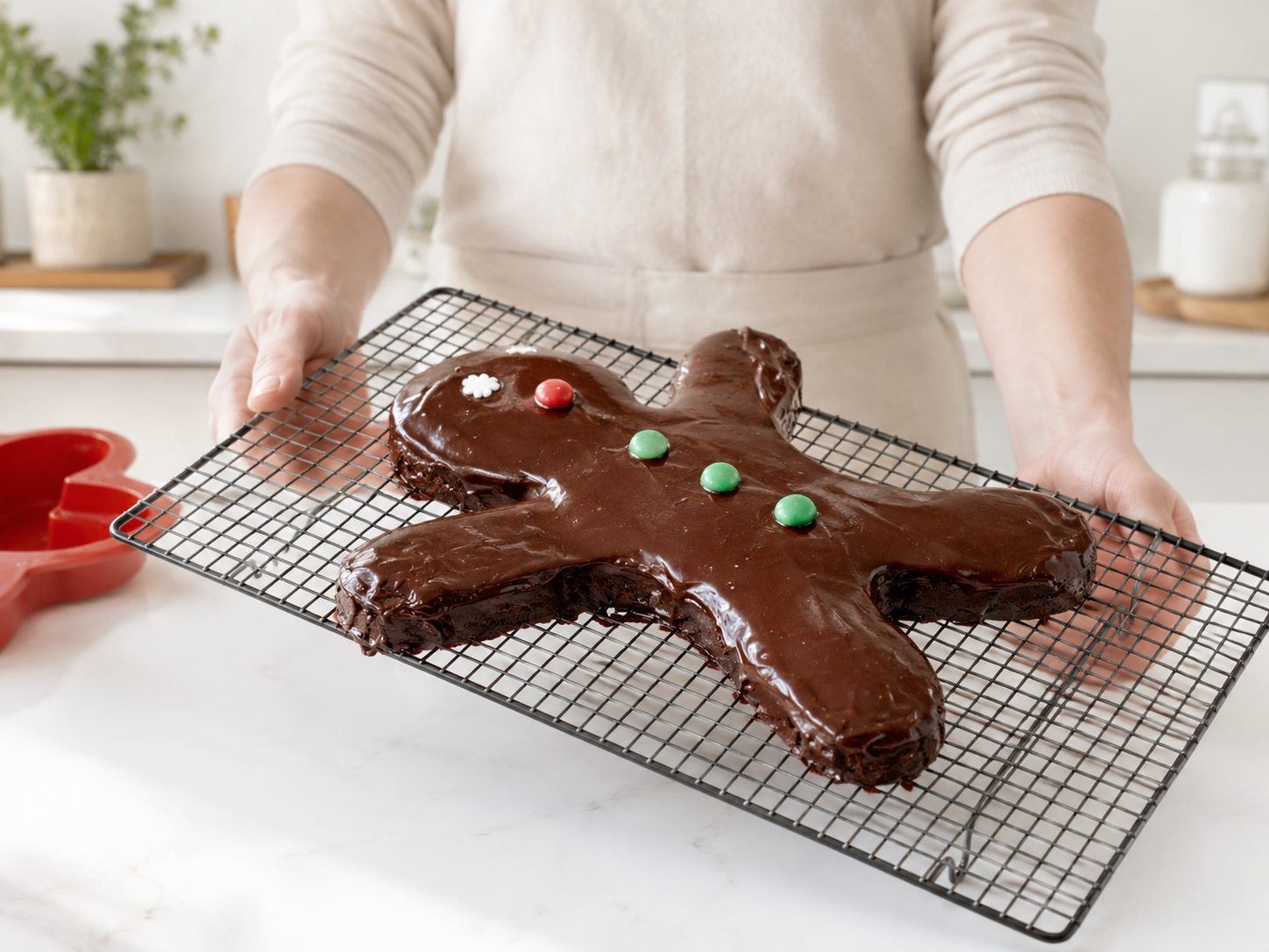 Gingerman de chocolate para Reyes