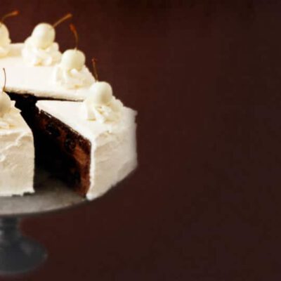 Tarta incluida en el libro "Recetas básicas con chocolate"
