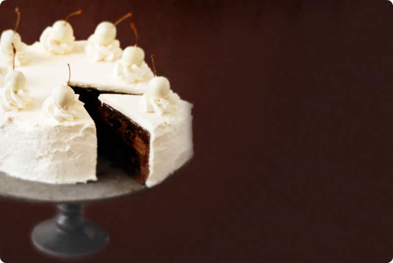 Tarta incluida en el libro "Recetas básicas con chocolate"