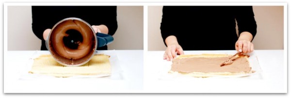 Receta de Tarta Rayada con Thermomix: extiende el relleno Receta de Tarta Rayada con Thermomix: extiende el relleno
