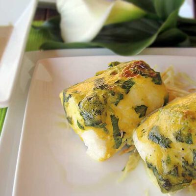 Merluza a la Florentina con Thermomix en La Comunidad