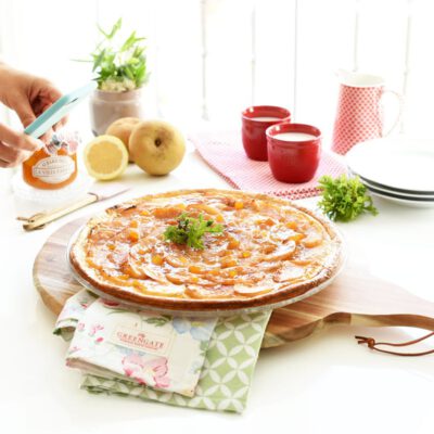 Receta de Tarta de manzana rápida o exprés
