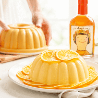 Bavaroise de naranja con "Federica"