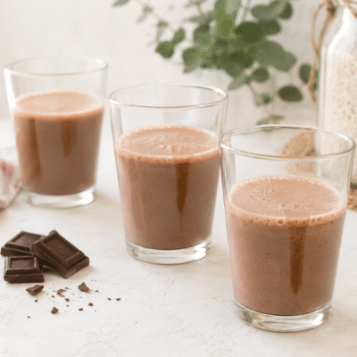 Batido de Horchata de Valencia con chocolate