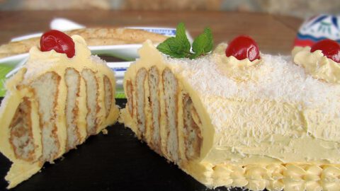 Rollito de galletas y mantequilla con Thermomix