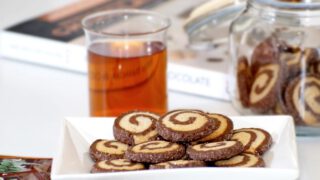 Receta de Diamantes Bicolor de Té Rojo con Thermomix