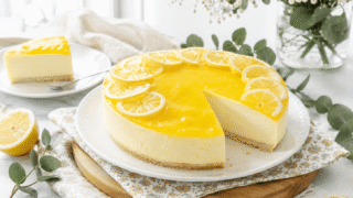 Tarta “mousse” de limón