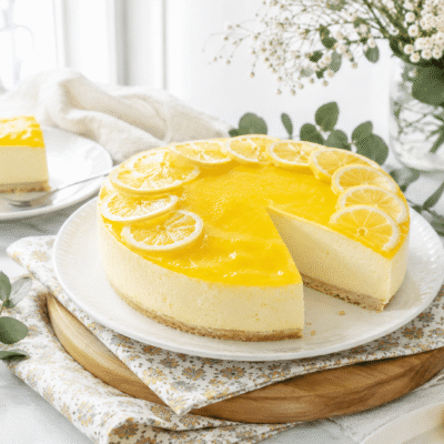 Tarta “mousse” de limón