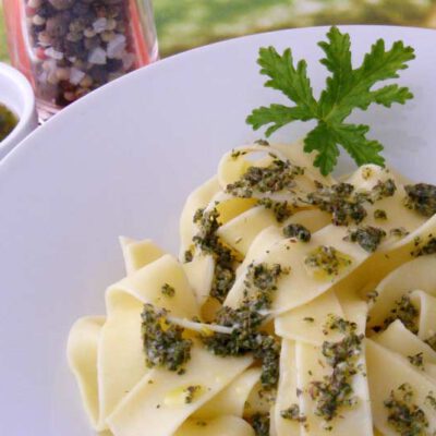 Cintas "all'uovo" estilo campesino con Thermomix