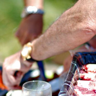 Una barbacoa con amigos, la primera de la temporada