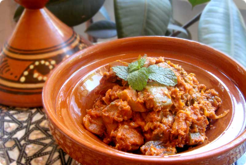 Ensalada de calabacín y berenjena