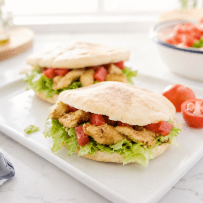 Kebab de pollo macerado