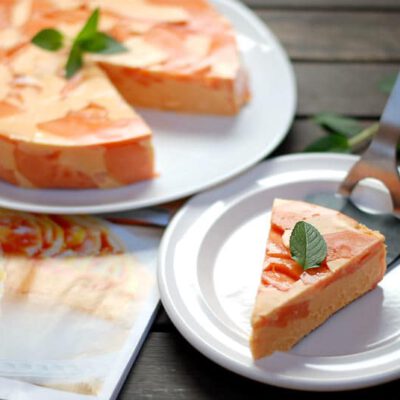 Bavarois de papaya "de revista"