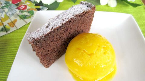 Helado de Naranja con 'Chocovino'