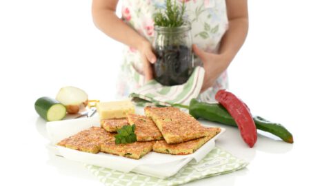 Coca exprés de verduras y anchoas con Thermomix®