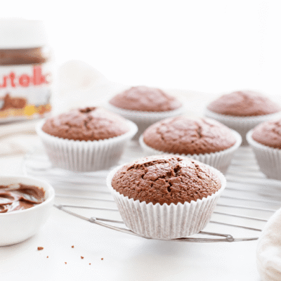 Magdalenas de Nutella sin gluten, impresionantes