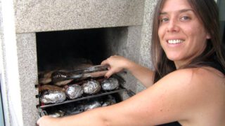 Hoy cocina Amara en su barbacoa casera