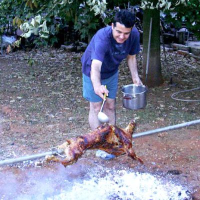 Cordero a la brasa para toda la familia