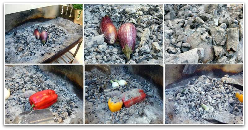 Así se preparan las verduras al rescoldo Así se preparan las verduras al rescoldo